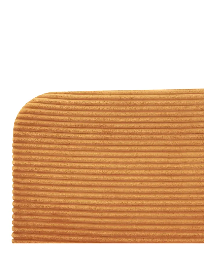 Doppelbett FLAYAT in Orange/Schwarz - (W) 193 x (H) 109 x (L) 215 cm