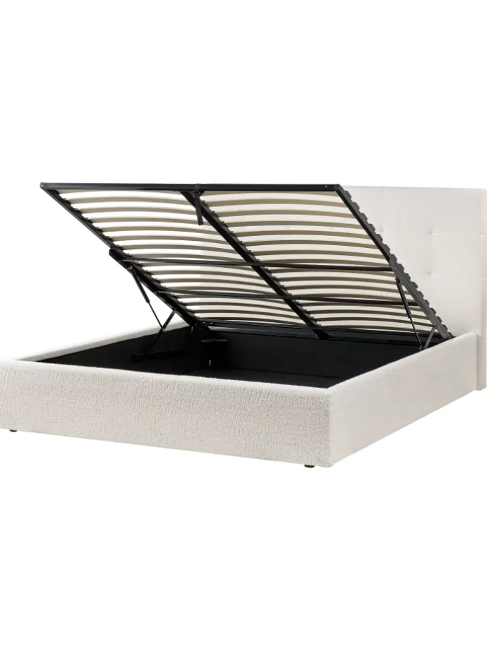 Doppelbett LORIENT in Weiß - (W) 177 x (H) 112 x (L) 216 cm