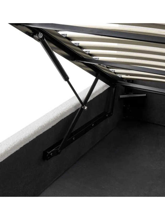 Doppelbett LORIENT in Weiß - (W) 177 x (H) 112 x (L) 216 cm