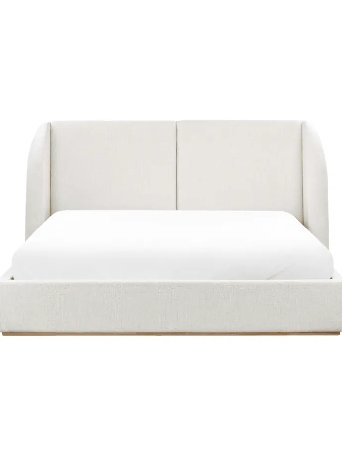 Doppelbett MONESTIER in Weiß - (W) 224 x (H) 115 x (L) 220 cm