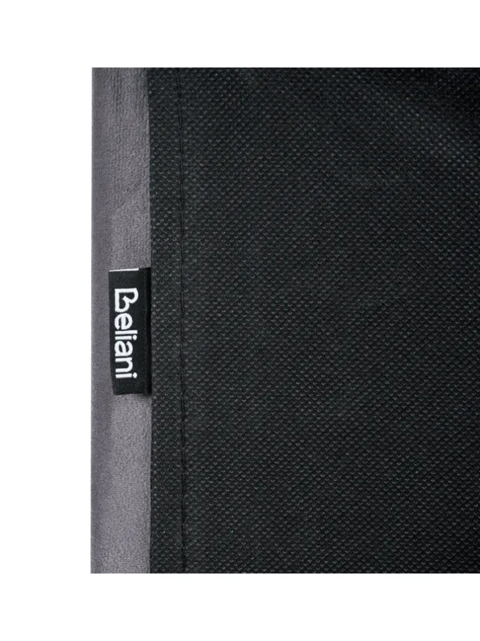 Doppelbett ROUEN in Grau/Schwarz - (W) 146 x (H) 112 x (L) 213 cm