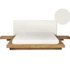 Doppelbett ZEN in Braun/Weiß - (W) 308 x (H) 86 x (L) 229 cm