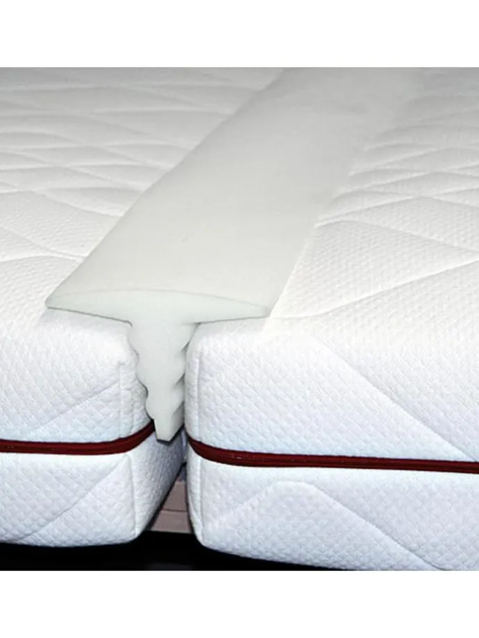 Doppelbett-Brücke in weiß