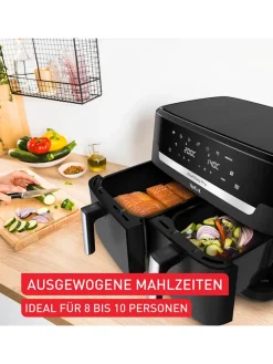 Doppelkammer-Heißluftfritteuse EY9428E0
