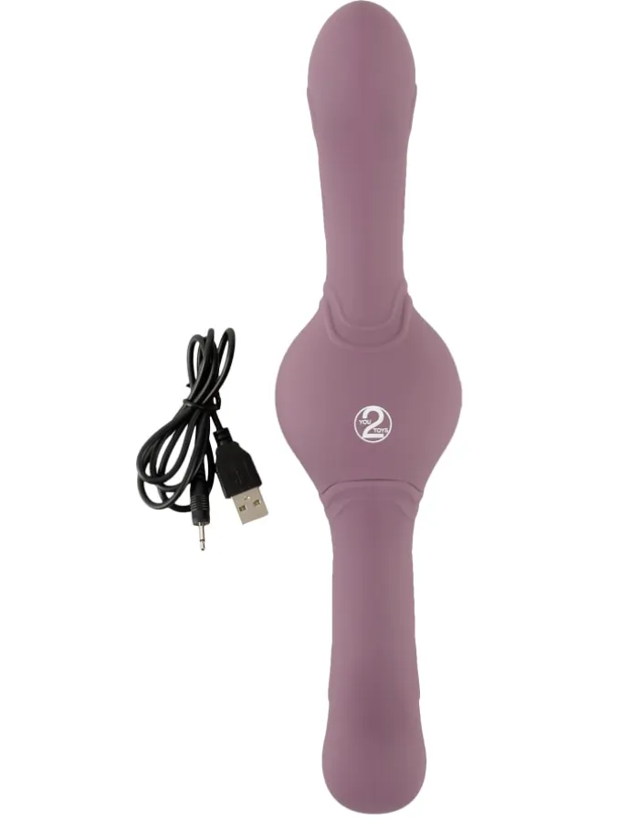 Doppelvibrator Turbo Shaker Double Lover in lila