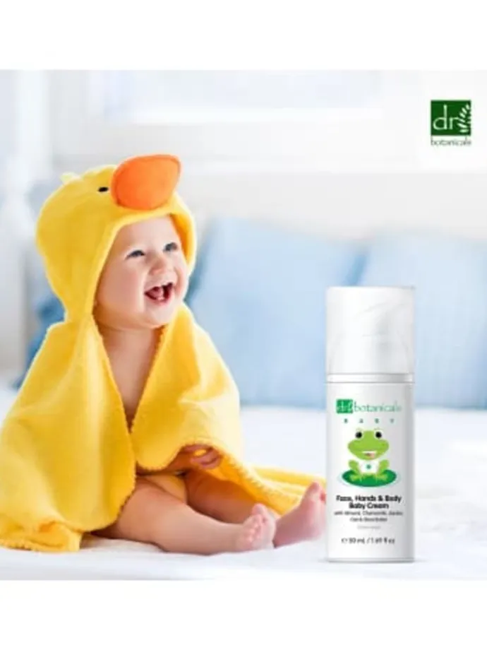 Dr.Botanicals Baby Collection Bubble Bath and Cream