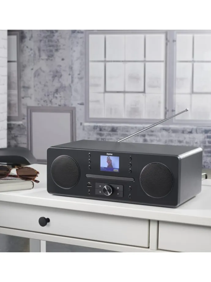 DR1560CBT, DAB+/FM/CD/Bluetooth® in Schwarz