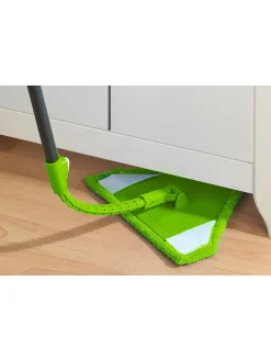 Dreiecksmopp in Grün - (B)31 x (H)160 x (T)27 cm