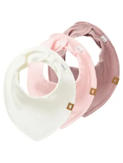 Dreieckstuch 3er Pack in parfait pink