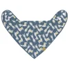 Dreieckstuch "Glama Lama" in Dunkelblau - (L)32 x (B)19 cm