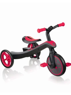 Dreirad "Explorer Trike 2in1" in Schwarz/ Rot - ab 2 Jahren