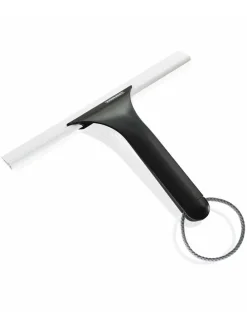 Duschabzieher "Cabino" in Schwarz - (B)24 cm