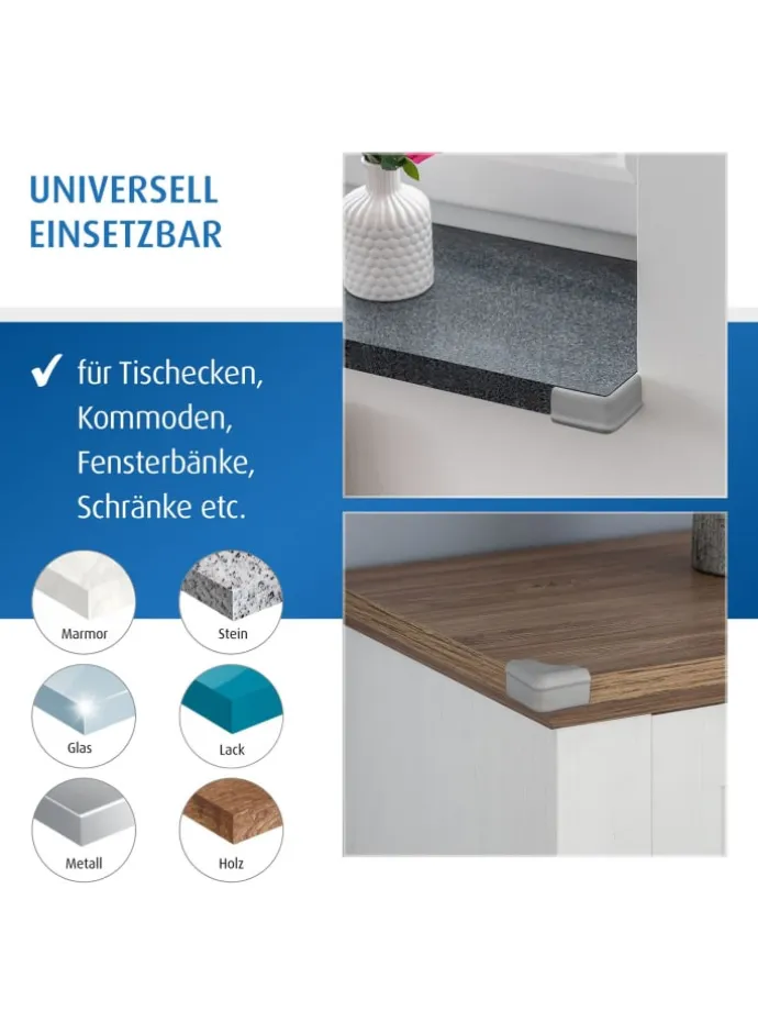 Eckenschutz soft grau in Grau ab 0 Monate