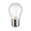 Eco-Line Filament 230V LED Tropfen E27 1er-Set  80 mm 525lm 2,5W 3000K  Klar A