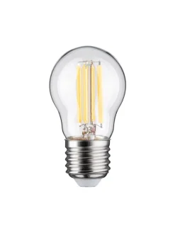 Eco-Line Filament 230V LED Tropfen E27 1er-Set  80 mm 525lm 2,5W 3000K  Klar A