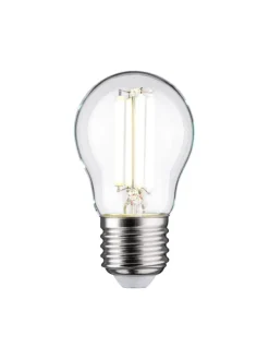 Eco-Line Filament 230V LED Tropfen E27 1er-Set  80 mm 525lm 2,5W 4000K  Klar A