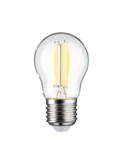Eco-Line Filament 230V LED Tropfen E27 1er-Set  80 mm 525lm 2,5W 4000K  Klar A
