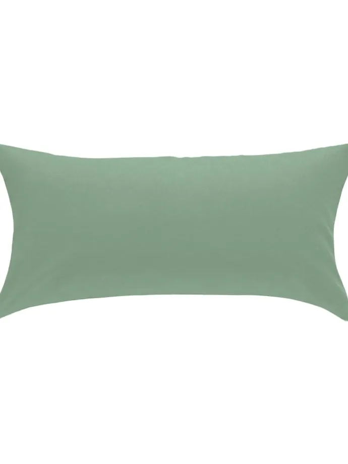 Edel Flanell Kissenbezug Nördlingen in jade