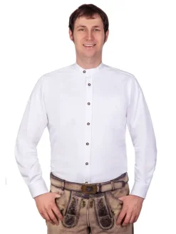 Edelnice Trachtenhemd Peter in weiß
