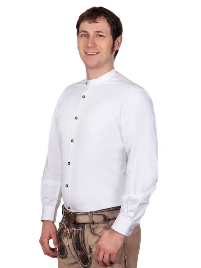 Edelnice Trachtenhemd Peter in weiß