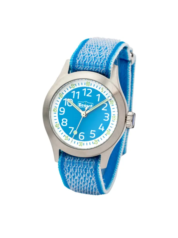 Edelstahl in blau