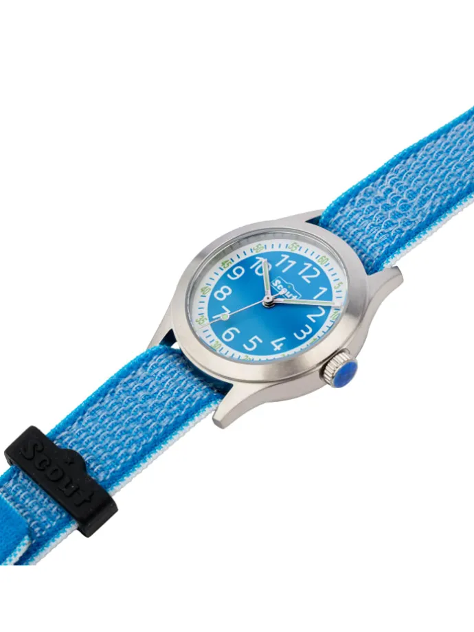 Edelstahl in blau