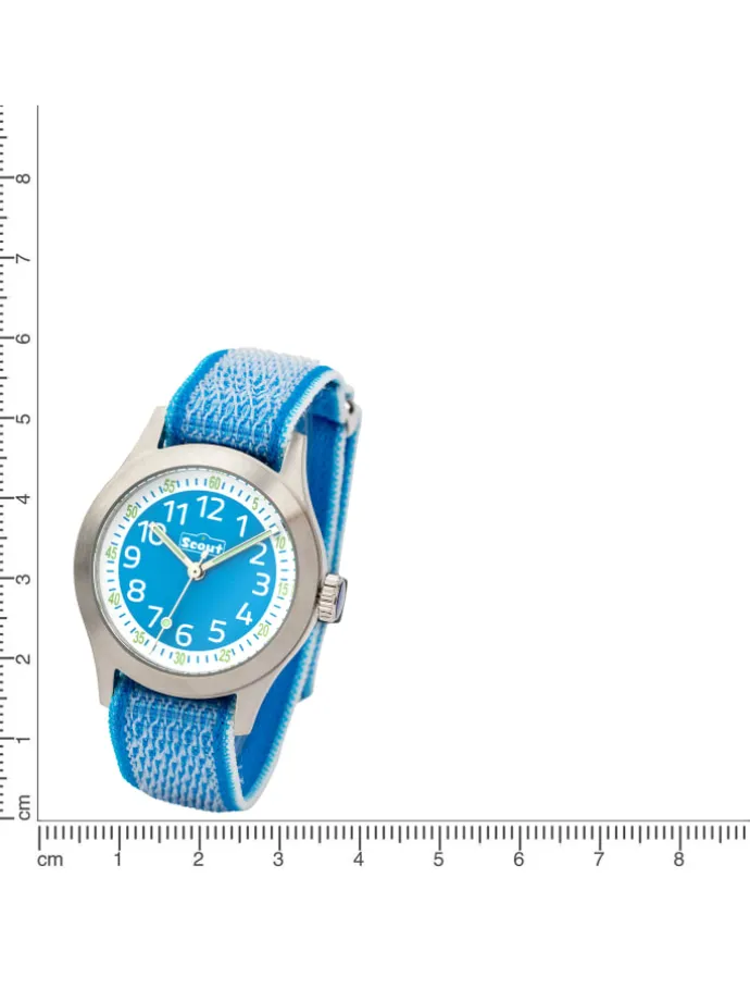Edelstahl in blau