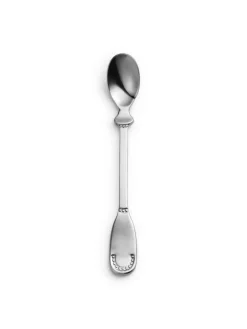 Edelstahl-Fütterlöffel in Silber
