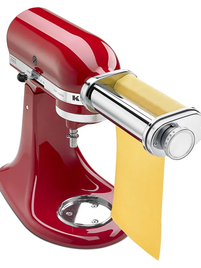Edelstahl-Nudelteigroller "5KSMPSA" in Silber