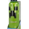 Edelstahl-Trinkflasche "Minecraft" in Grau - 515 ml