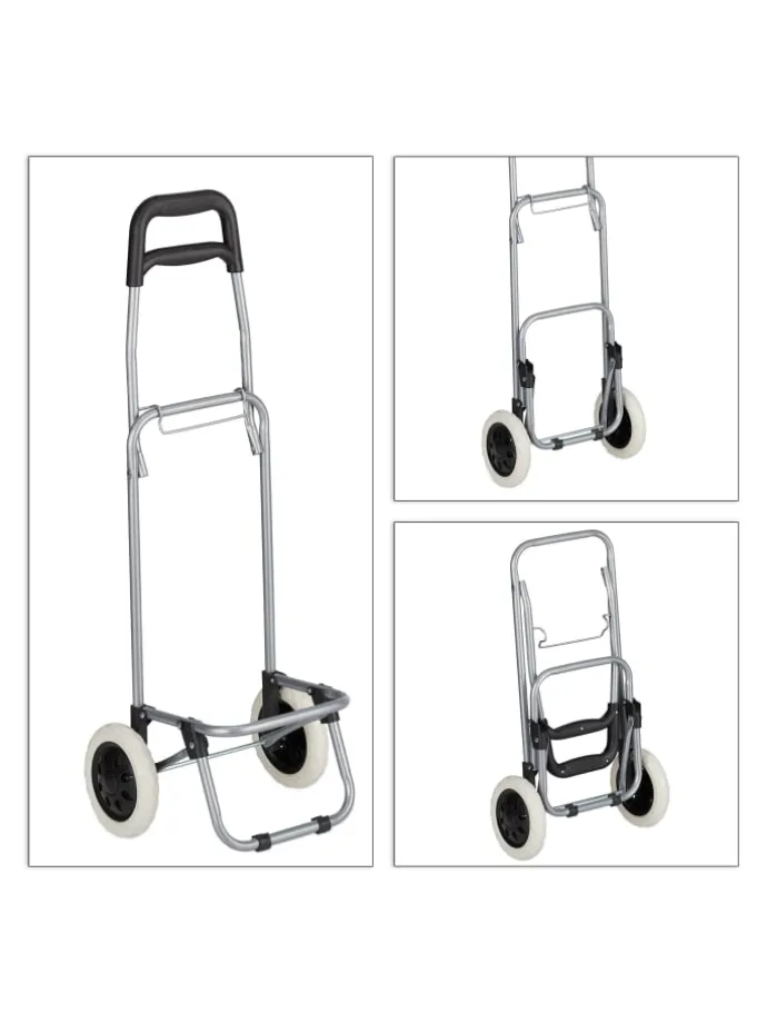Einkaufstrolley in Grau