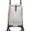 Einkaufstrolley in Grau - (B)60 x (H)113 x (T)40 cm