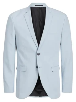 Einreihiger Blazer in Chambray Blue