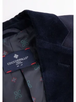 Einreihiger blazer in dunkelblau