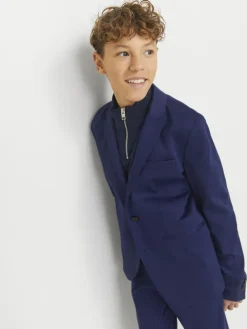 Einreihiger Blazer in Medieval Blue
