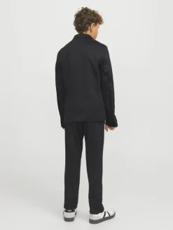 Einreihiger Blazer und Hose in Black
