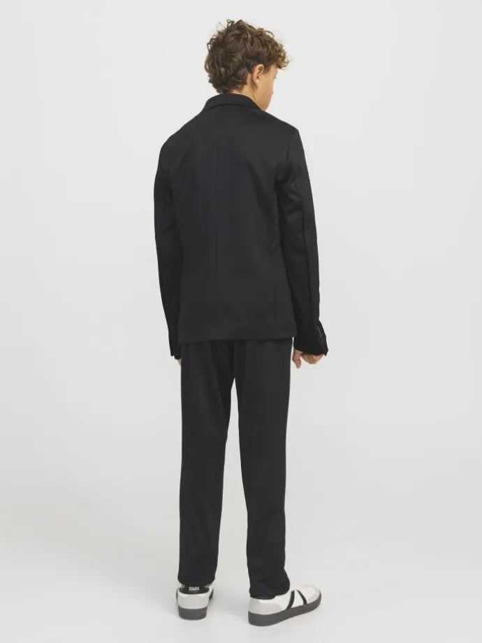 Einreihiger Blazer und Hose in Black