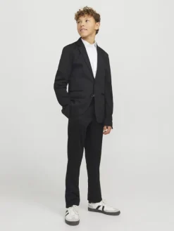 Einreihiger Blazer und Hose in Black