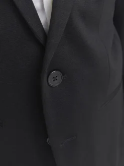 Einreihiger Blazer und Hose in Black