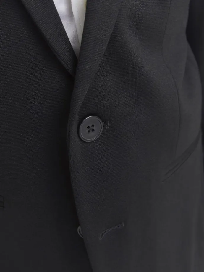 Einreihiger Blazer und Hose in Black
