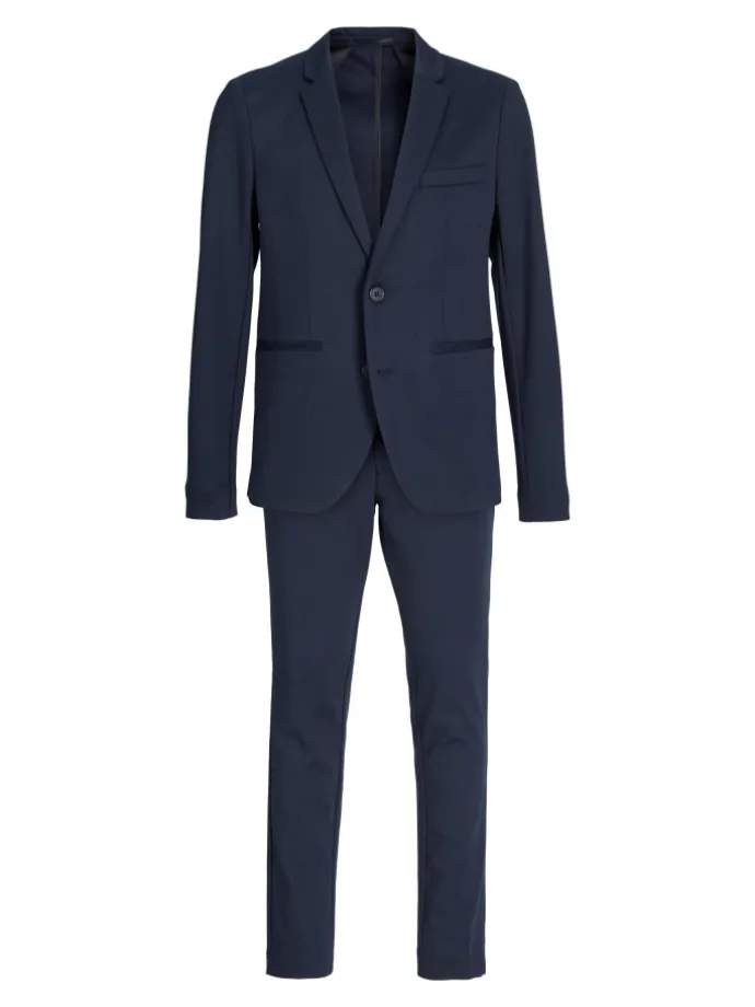 Einreihiger Blazer und Hose in Dark Navy