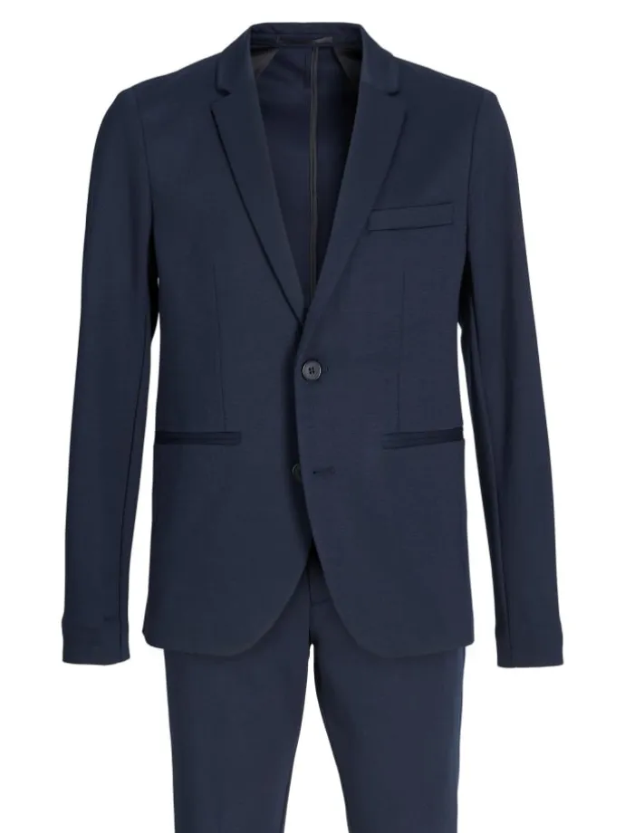 Einreihiger Blazer und Hose in Dark Navy
