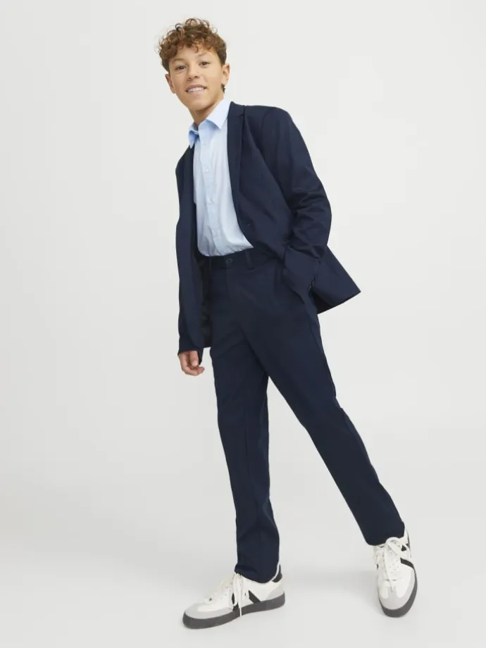Einreihiger Blazer und Hose in Dark Navy