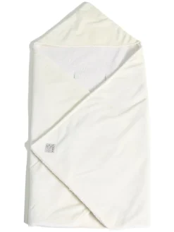 Einschlagdecke "Winter Wrap" in Creme - (L)85 x (B)85 cm