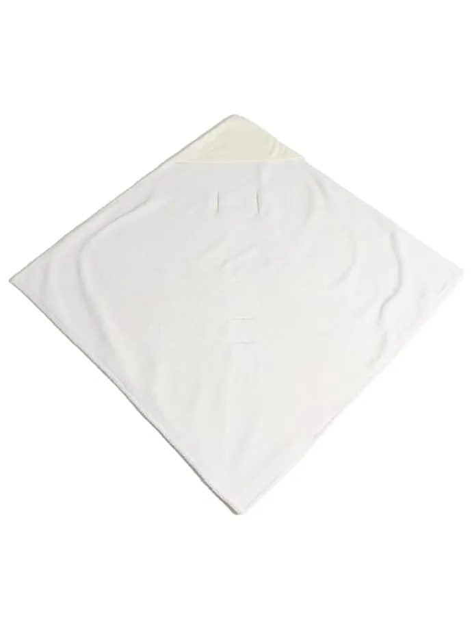 Einschlagdecke "Winter Wrap" in Creme - (L)85 x (B)85 cm