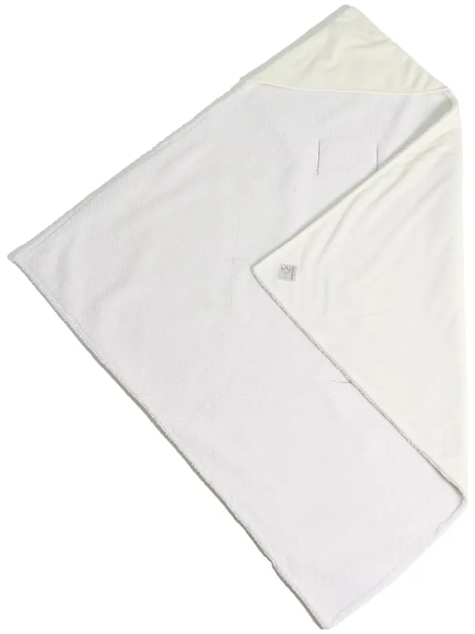 Einschlagdecke "Winter Wrap" in Creme - (L)85 x (B)85 cm