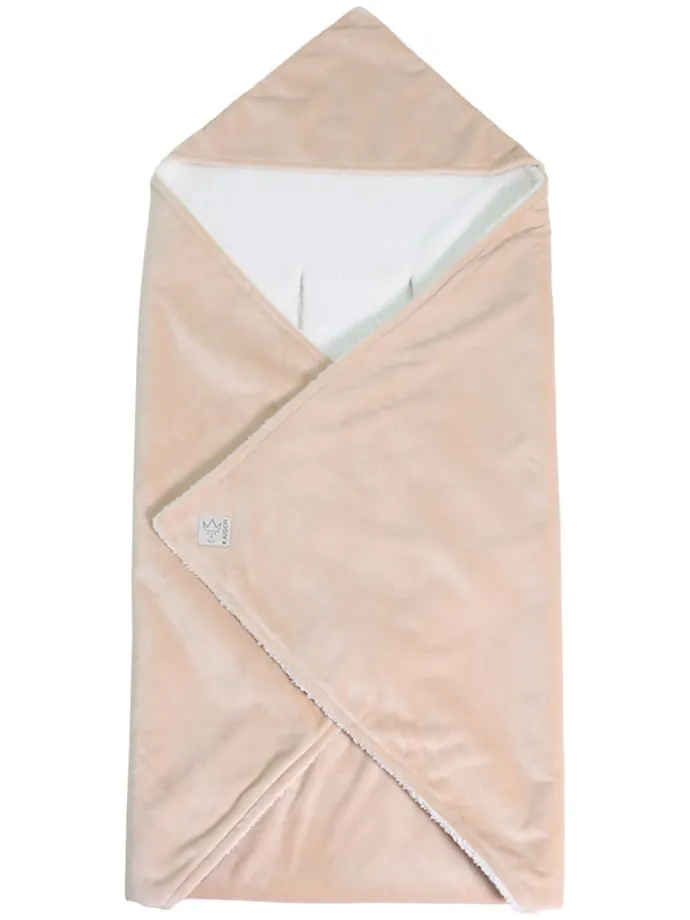 Einschlagdecke "Winter Wrap" in Beige - (L)85 x (B)85 cm