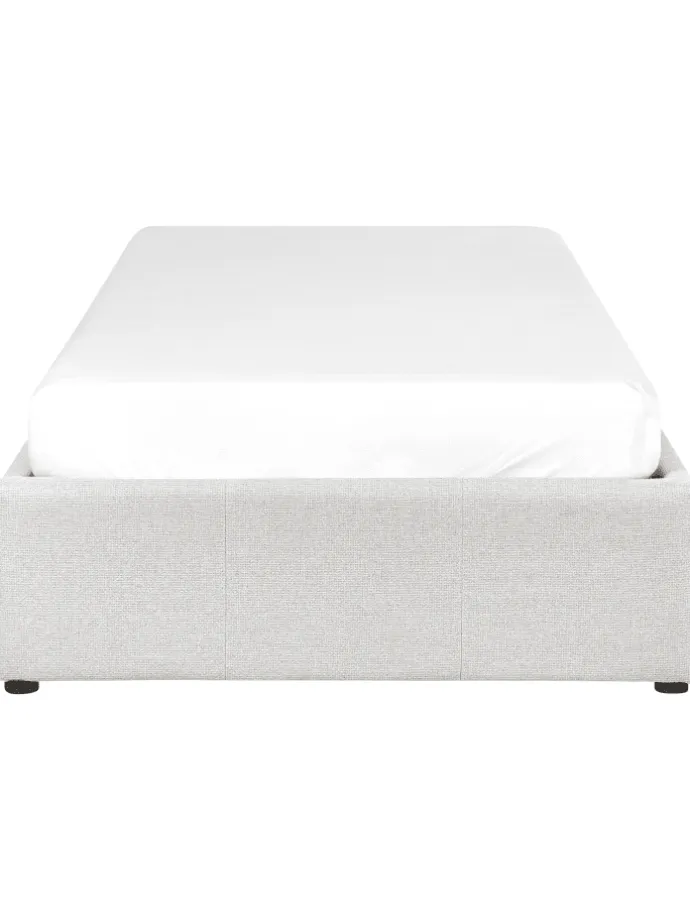 Einzelbett DINAN in Grau - (W) 97 x (H) 31 x (L) 214 cm