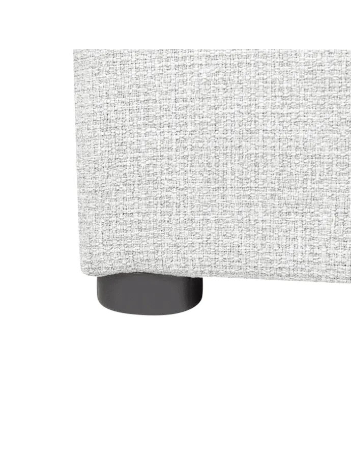 Einzelbett DINAN in Grau - (W) 97 x (H) 31 x (L) 214 cm