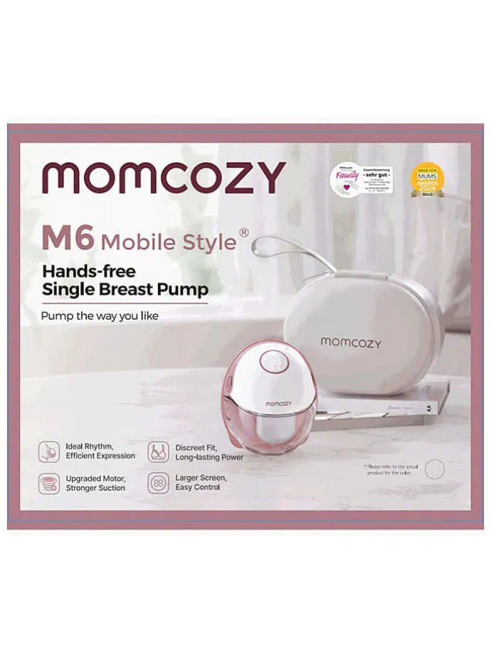 Einzel-Milchpumpe "M6 Mobile" in Braun - (B)11,4 x (H)13 x (T)7,3 cm